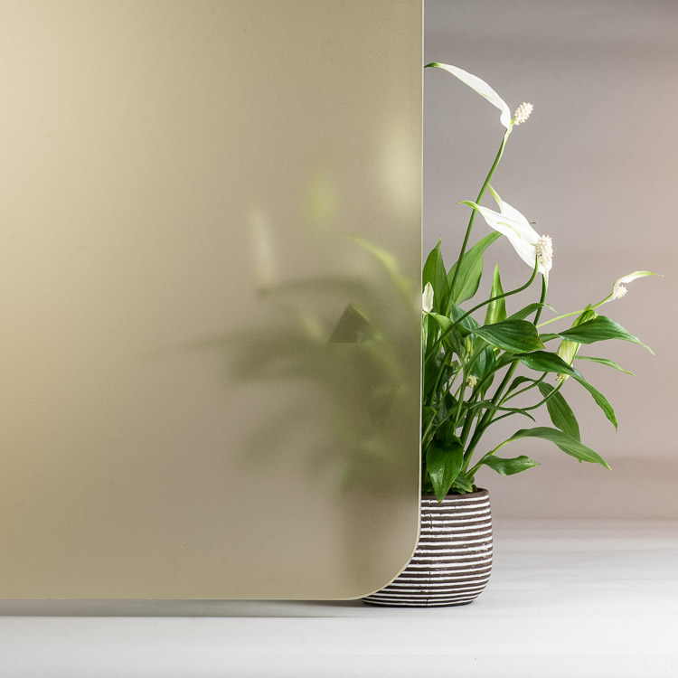Frostad glasfilm FG-51131 Gold — guldnyans på glas